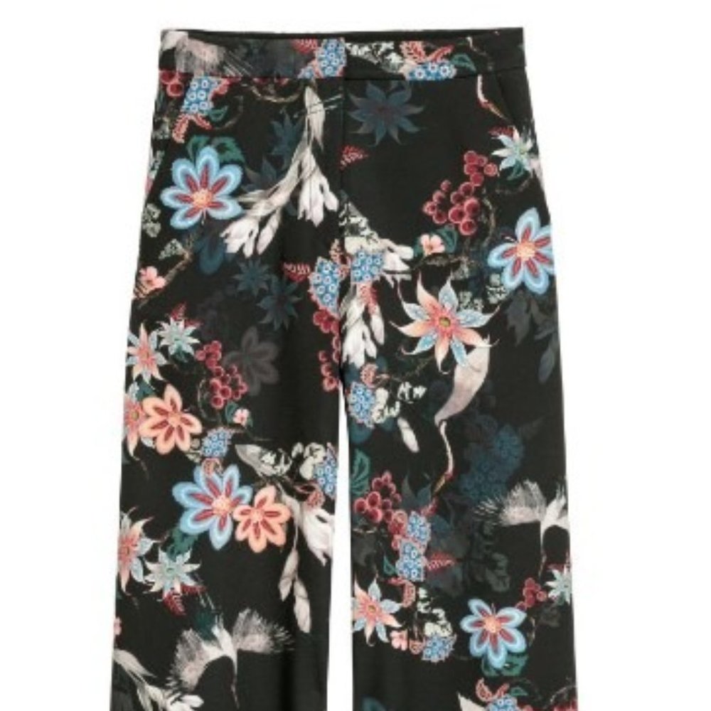 H&M Wide-cut Satin Pants